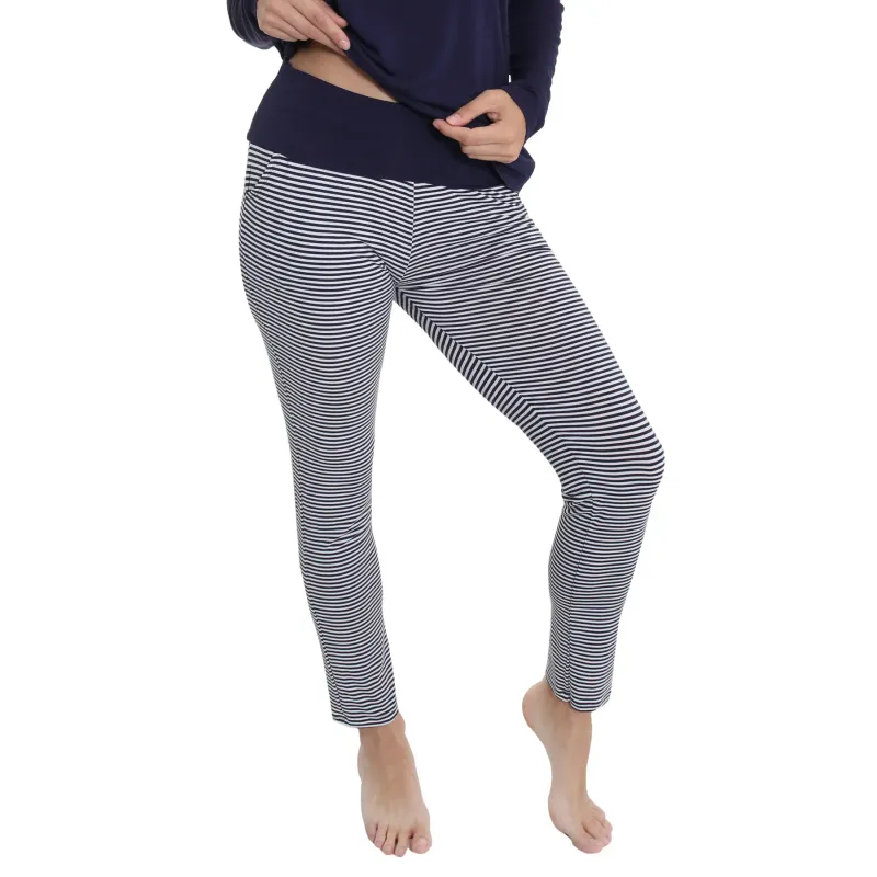 Womens Stripe Pyjama Trousers Sassa Casual Comfort