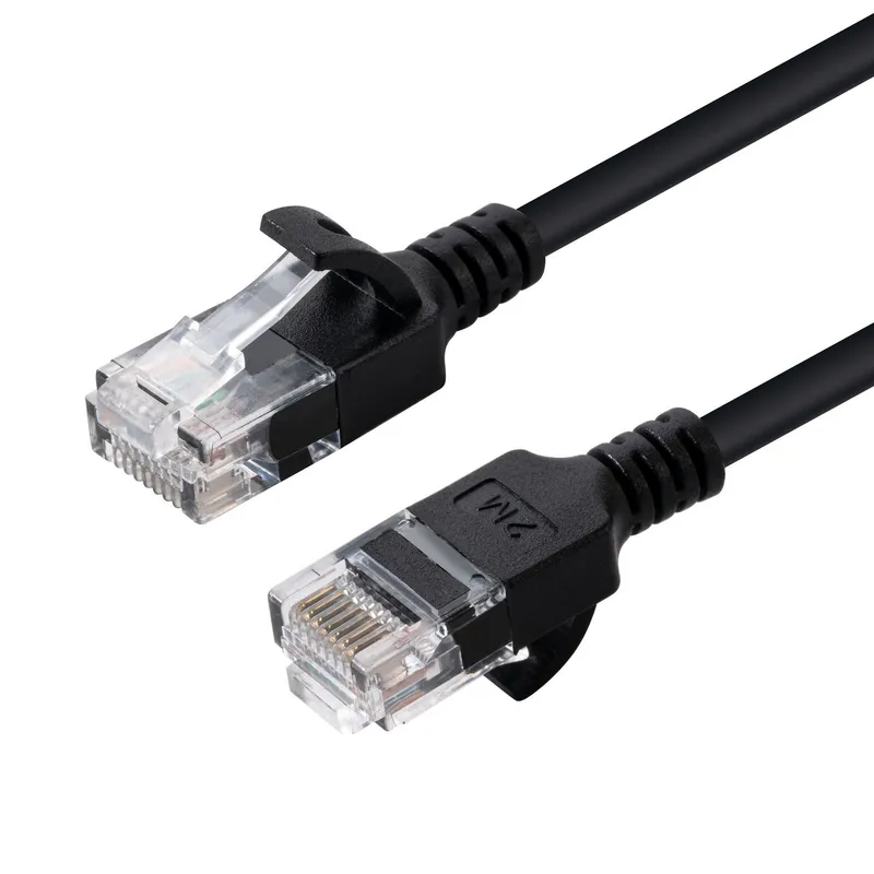 Microconnect V-UTP6015S-SLIM networking cable Black 1.5 m Cat6 U/UTP (
