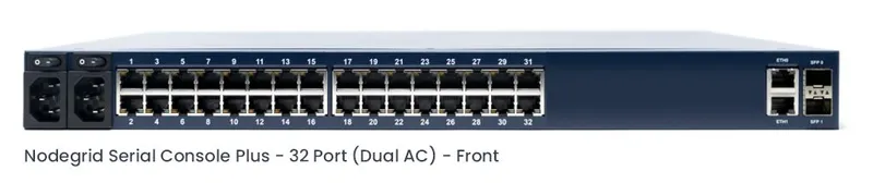 ZPE Nodegrid Serial Console Plus . 32x RJ45 Serial rolled. 2x GbE. 2x