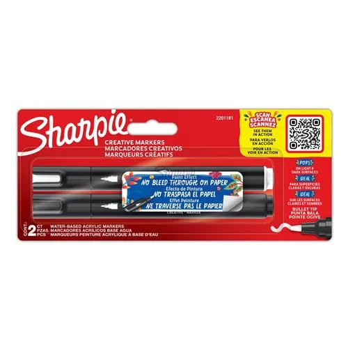 Sharpie Creative Marker Acrylic Paint Pens - 2 pcs.