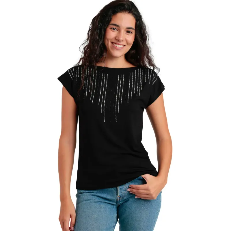 Women's T-shirt Admas Front Stones
