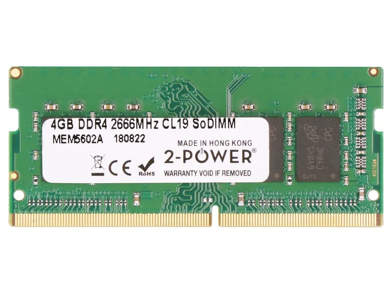 2-Power 2P-01AG863 memory module 4 GB 1 x 4 GB DDR4 260-pin SO-DIMM