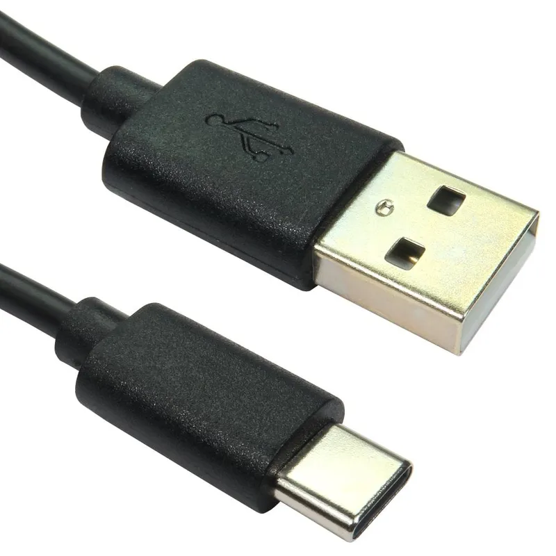 Cables Direct 1m USB 2.0 Type C -A Blk
