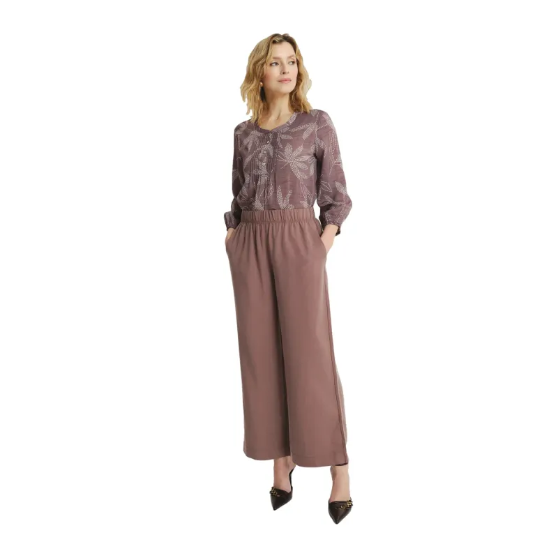 Women's Elasticated Wide-Leg Trousers Greenpoint Regular March