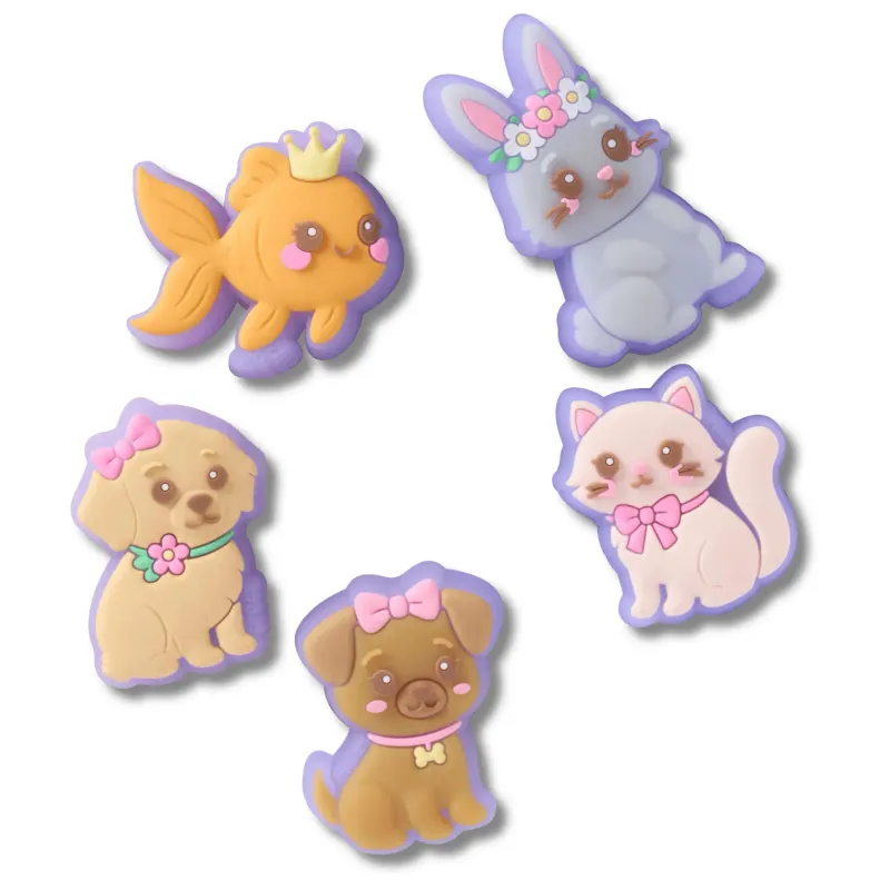 Jibbitz Crocs Lights Up Princess Pets (x5)