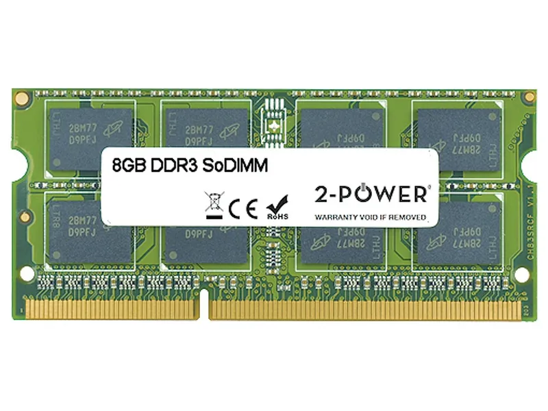 2-Power 2P-OTB133V08G1 memory module 8 GB 1 x 8 GB DDR3L 204-pin SO-DI