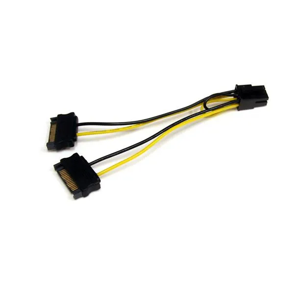 StarTech.com 6in SATA Power to 6 Pin PCI Express Video Card Power Cabl