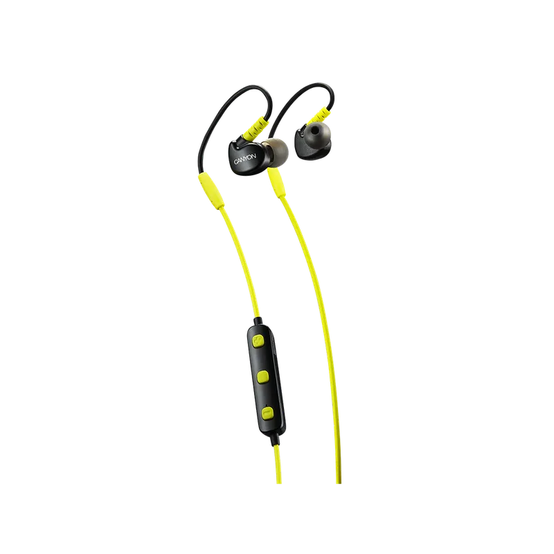 Canyon Wireless Bluetooth Sporty Earphones Lime