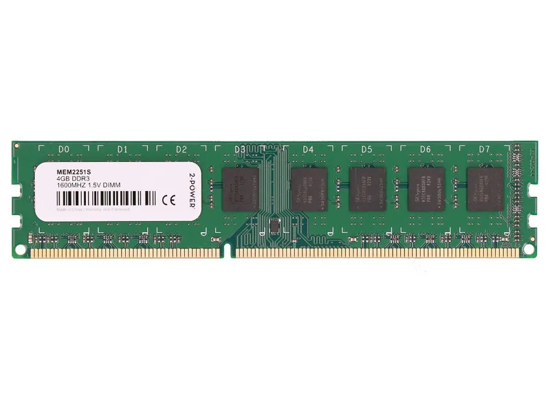 2-Power MEM2251S memory module 4 GB 1 x 4 GB DDR3 240-pin DIMM