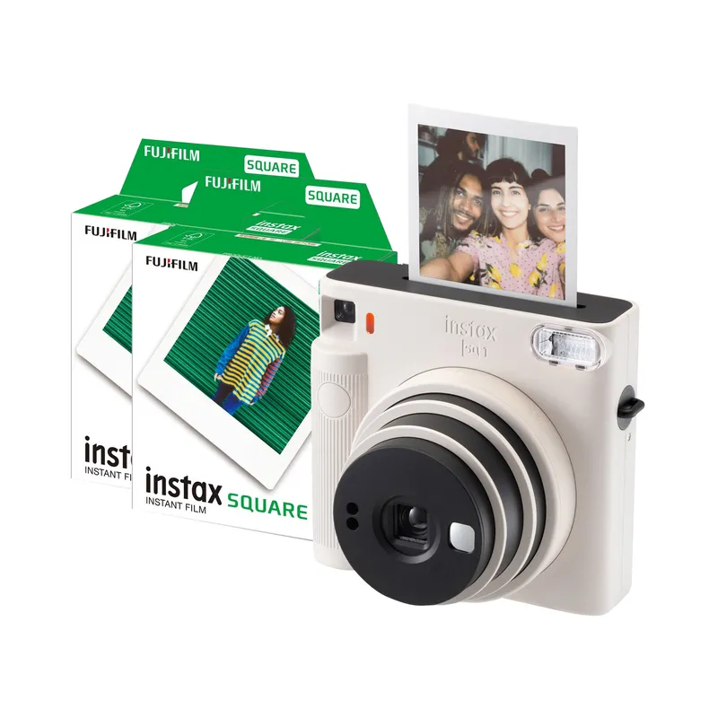 Fujifilm Instax Square SQ1 Instant Camera - White - Camera + 20 Shot P