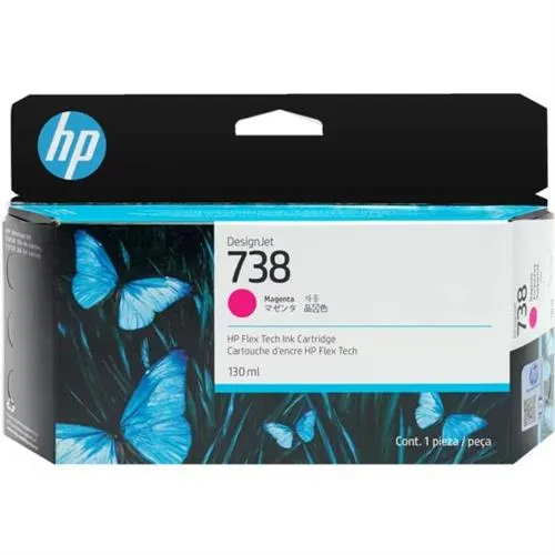 HP 738 130-ml Magenta DesignJet Ink Cartridge