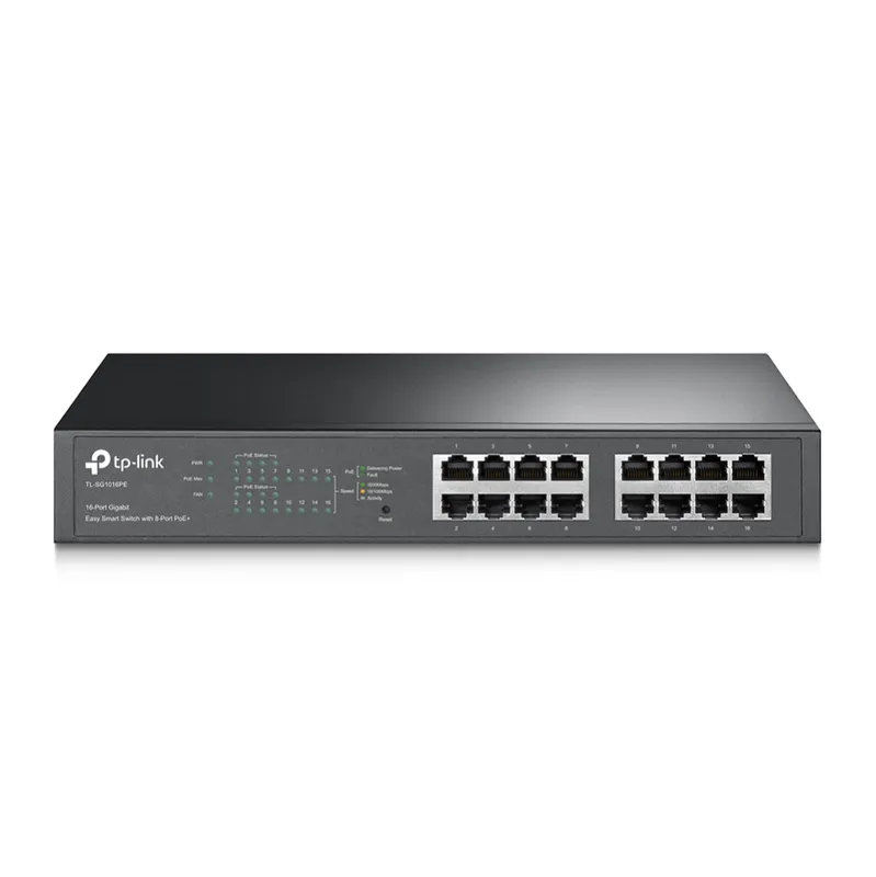TP-Link TL-SG1016PE network switch Managed L2 Gigabit Ethernet (10/100