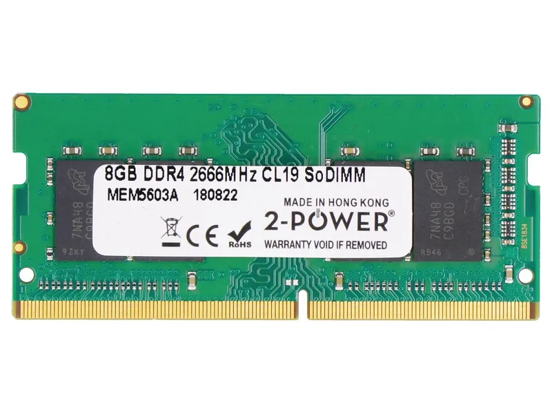 2-Power 2P-CT8G4SFRA266 memory module 8 GB 1 x 8 GB DDR4 260-pin SO-DI