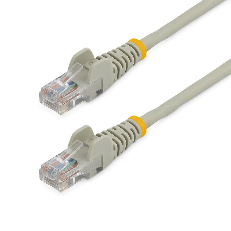 StarTech.com Cat5e Patch Cable with Snagless RJ45 Connectors - 1m. Gra