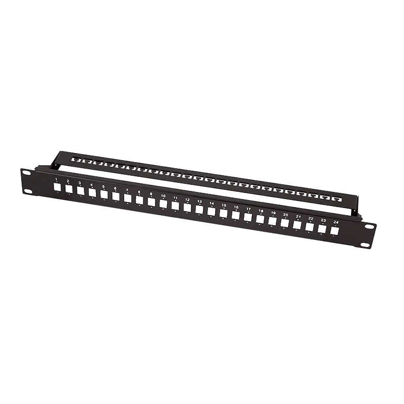 LogiLink Fiber Optic Panel for 24� LC-Duplex or SC-Simplex adapter. bl