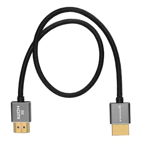 Kondor Blue KB-HDMI2.1-BK HDMI cable 0.43 m HDMI Type A (Standard) Black