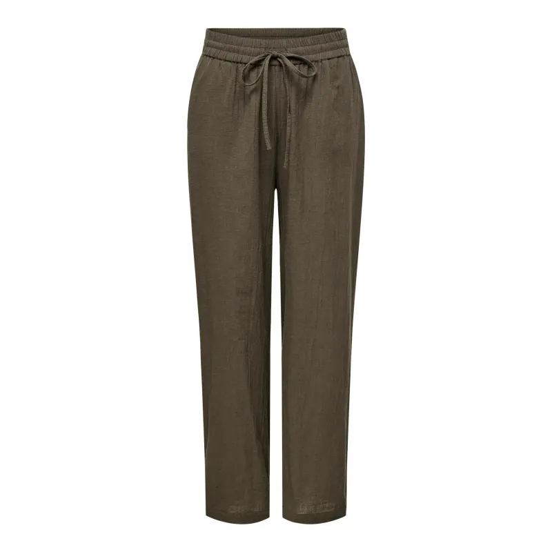 Wide cotton trousers for women Only Tizana