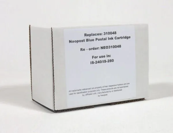 Data Direct Neopost IS240 280 Ink Blue Remanufactured 310048RM