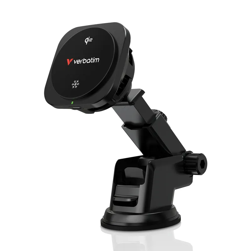 Verbatim Charge 'n' Drive Qi2 Magnetic Wireless Car Charger
