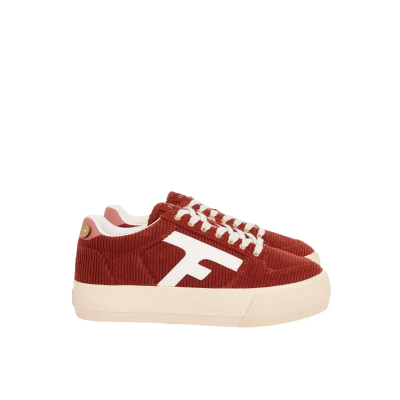 Women's Platform Sneakers Faguo Walnut