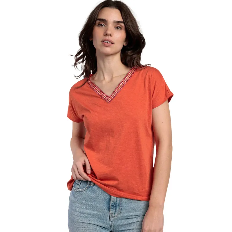 Women's V-neck T-shirt Admas Mexico