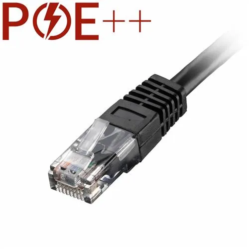 Cablenet 20m Cat6 RJ45 Black U/UTP PVC 24AWG Flush Moulded Booted Patch Lead