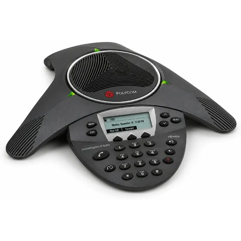 Polycom SoundStation IP6000 VoIP Conference Phone Power over Ethernet