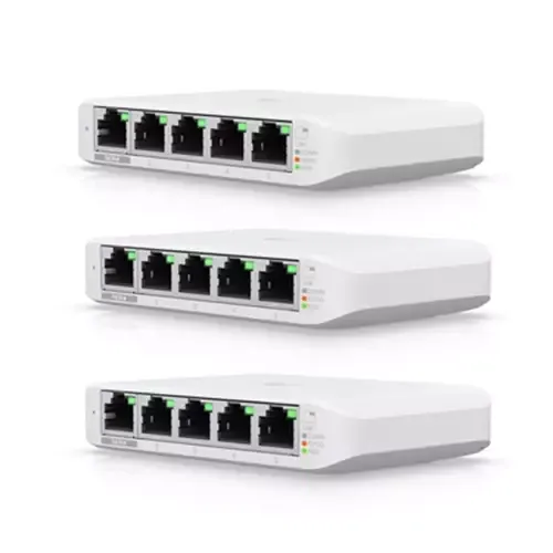 Ubiquiti UniFi Switch Flex Mini (3-pack) Managed Gigabit Ethernet (10/100/1000) Power over Ethernet (PoE) White