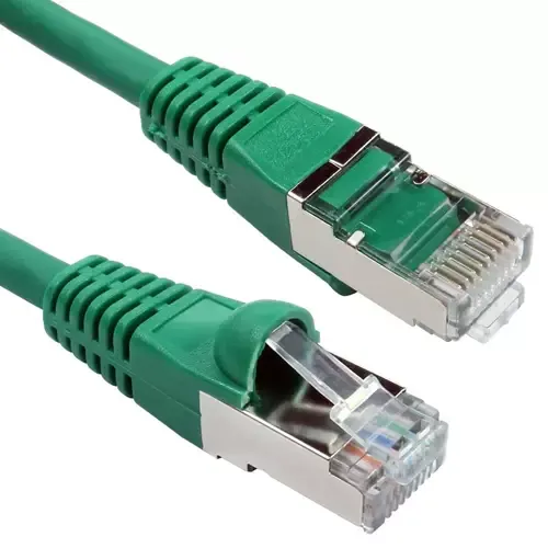 Cables Direct Cat6a 20m networking cable Green S/FTP (S-STP)