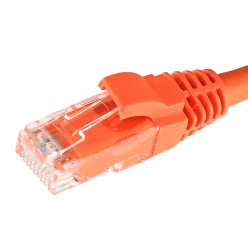Cablenet 5m Cat5e RJ45 Orange U/UTP LSOH 24AWG Snagless Booted Patch L